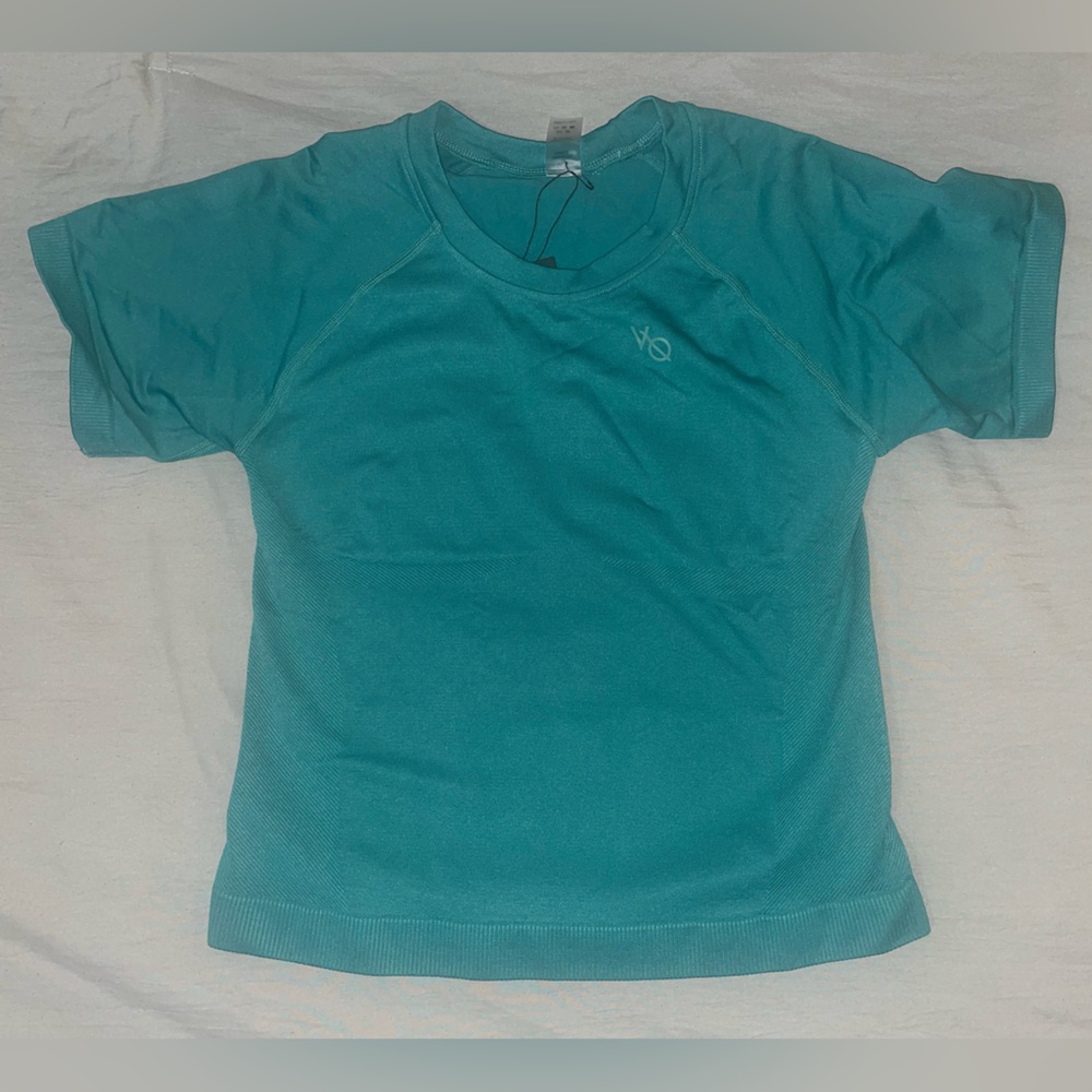 Teal Crop Top
